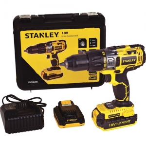 Stanley STDC18LHBK 18Volt/2,0Ah Li-ion Çift Akülü Profesyonel Darbeli Matkap